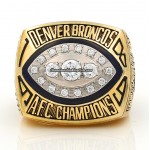 1989 Denver Broncos AFC Championship Ring/Pendant(Premium)
